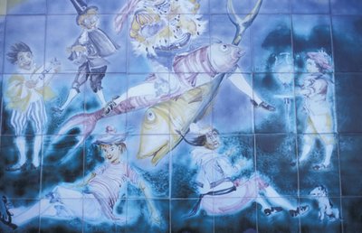 Wall Painting, San Giorgio Factory, Albisola, Liguria, Italy by Unknown